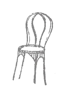 a chair for wedding photography logo
